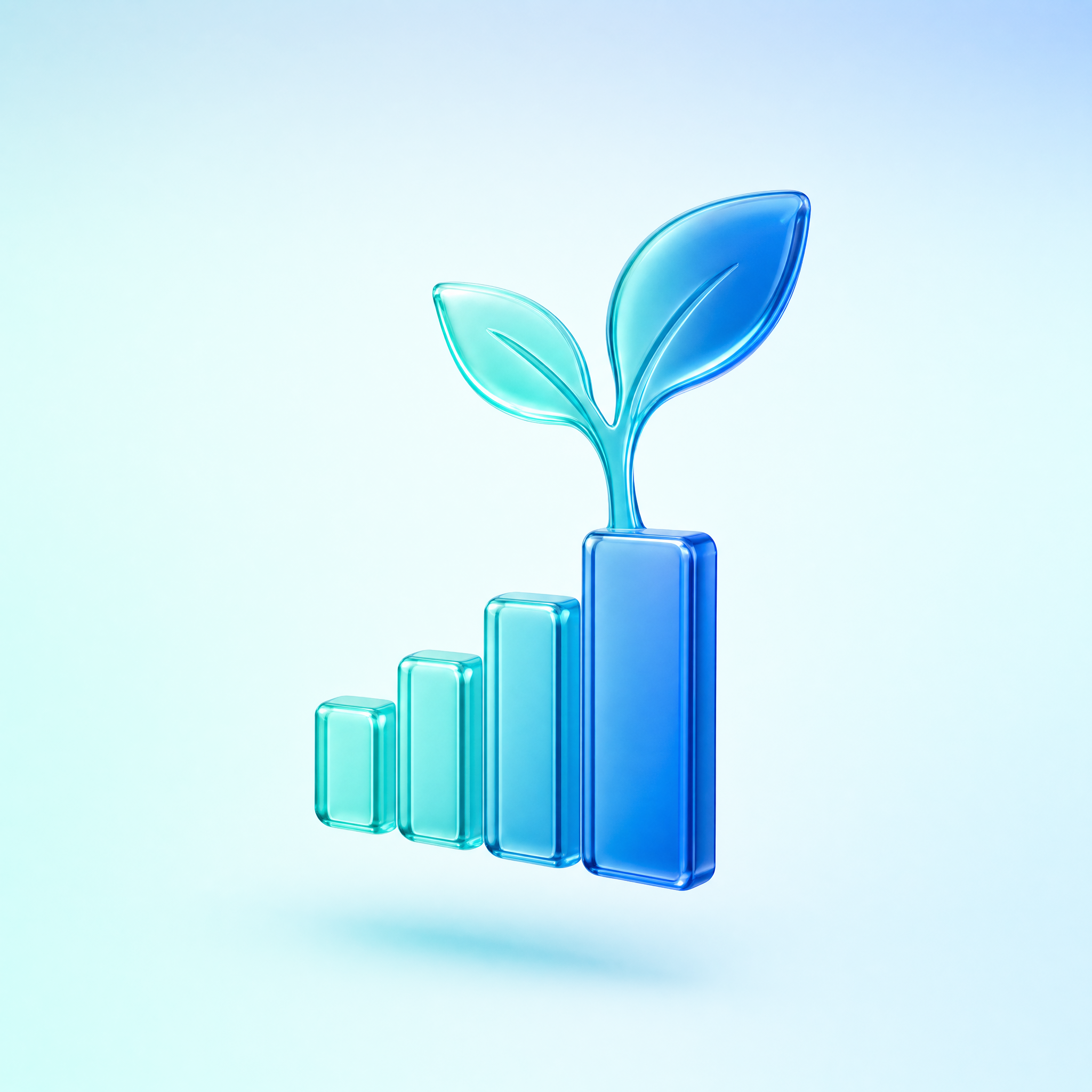 Illustration of organic search growth and click-through rates